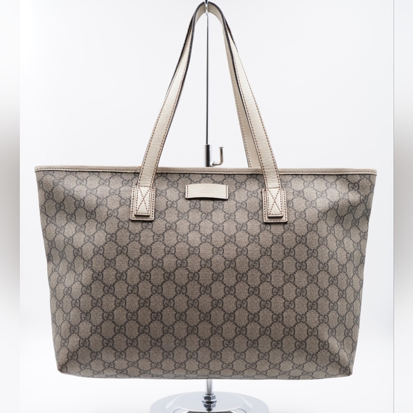 Gucci Handbags - ❌️❌️SOLD❌️❌️M33❤️ Gucci Supreme GG Coated Canvas  Zip Tote bag